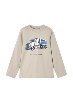 Mayoral Bluzka 4085 Beżowy Regular Fit ze sklepu MODIVO w kategorii T-shirty chłopięce - zdjęcie 184869572