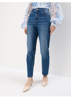 Mohito - Jeansy mom slim push up - niebieski ze sklepu Mohito w kategorii Jeansy damskie - zdjęcie 184870300