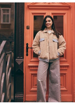 Reserved - Jeansy super wide leg - jasnoszary - id: 752CV-09J - marki Reserved - 184870553 Reserved - Jeansy super wide leg - jasnoszary ze sklepu Reserved w kategorii Spodnie dziewczęce - zdjęcie 184870553