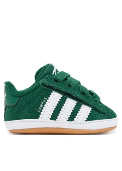 Sneakersy adidas Campus Crib JR5797 Zielony ze sklepu eobuwie.pl w kategorii Buty sportowe dziecięce - zdjęcie 184871192