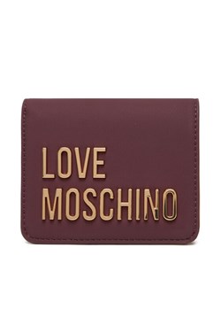 Mały Portfel Damski LOVE MOSCHINO JC5612PP1NKD0552 Bordowy ze sklepu eobuwie.pl w kategorii Portfele damskie - zdjęcie 184871194