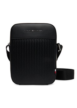 Saszetka Tommy Hilfiger Th Woven Mini Reporter AM0AM13661 Czarny ze sklepu eobuwie.pl w kategorii Saszetki - zdjęcie 184871213