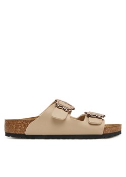 Klapki Birkenstock Arizona Flower Buckle Kids 1030419 S Beżowy ze sklepu eobuwie.pl w kategorii Klapki dziecięce - zdjęcie 184871223