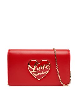 Torebka LOVE MOSCHINO JC4186PP1NLP0500 Czerwony ze sklepu eobuwie.pl w kategorii Kopertówki - zdjęcie 184871250