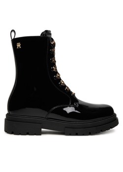 Trzewiki Tommy Hilfiger T4A5-34026-0775 D Czarny ze sklepu eobuwie.pl w kategorii Botki - zdjęcie 184871293