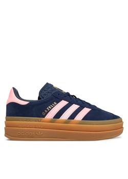 Sneakersy adidas Gazelle Bold JR5951 Granatowy ze sklepu eobuwie.pl w kategorii Buty sportowe damskie - zdjęcie 184871374
