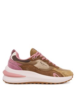 Sneakersy Pepe Jeans Winslow Serie PLS600013 Beżowy ze sklepu eobuwie.pl w kategorii Buty sportowe damskie - zdjęcie 184871403