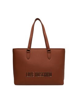 Torebka LOVE MOSCHINO JC4190PP1NKD0312 Brązowy ze sklepu eobuwie.pl w kategorii Torby Shopper bag - zdjęcie 184871453