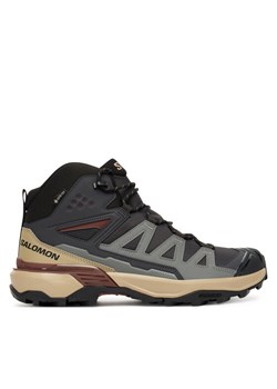 Trekkingi Salomon X Ultra 360 Mid Gore-Tex L47743300 Szary ze sklepu eobuwie.pl w kategorii Buty trekkingowe męskie - zdjęcie 184878211