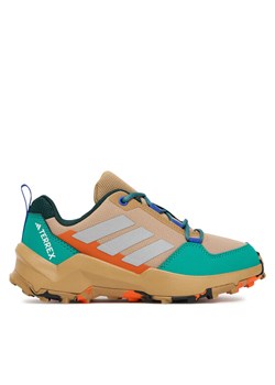 Trekkingi adidas Terrex Ax4r JQ0632 Brązowy ze sklepu eobuwie.pl w kategorii Buty trekkingowe dziecięce - zdjęcie 184878250