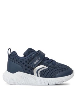 Sneakersy Geox B Sprintye Boy B454UC 01454 C4002 Granatowy ze sklepu eobuwie.pl w kategorii Buty sportowe dziecięce - zdjęcie 184878303