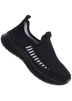 Wsuwane chłopięce buty sportowe Czarne /A2-3 17991 T189/ ze sklepu Pantofelek24.pl w kategorii Trampki męskie - zdjęcie 184879302