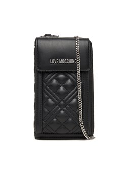 LOVE MOSCHINO Torebka na telefon JC5682PP1NLA000B Czarny ze sklepu MODIVO w kategorii Etui - zdjęcie 184879624