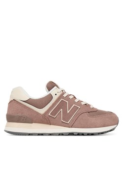 Sneakersy New Balance WL574RTS Brązowy ze sklepu eobuwie.pl w kategorii Buty sportowe damskie - zdjęcie 184880490