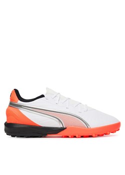 Puma Buty do piłki nożnej King Match Tt Jr 108838 01 Biały ze sklepu MODIVO w kategorii Buty sportowe dziecięce - zdjęcie 184880652