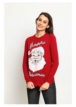 ASSUILI Sweter w kolorze czerwonym ze sklepu Limango Polska w kategorii Swetry damskie - zdjęcie 184881013