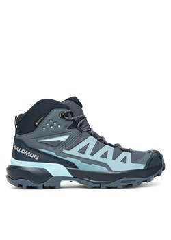 Salomon Trekkingi X Ultra 360 Mid Gore-Tex L47745100 Zielony ze sklepu MODIVO w kategorii Buty trekkingowe damskie - zdjęcie 184881263