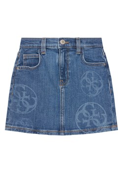 Guess Spódnica jeansowa J5YD07 D4MS0 Niebieski Regular Fit ze sklepu MODIVO w kategorii Spódnice dziewczęce - zdjęcie 184881312