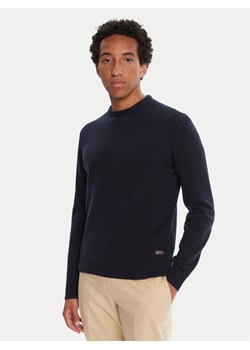 Barbour Sweter Patch Crew MKN0584NY91 Granatowy Regular Fit ze sklepu MODIVO w kategorii Swetry męskie - zdjęcie 184881320