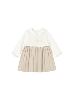 Mayoral Sukienka elegancka 2804 Beżowy Regular Fit ze sklepu MODIVO w kategorii Sukienki dziewczęce - zdjęcie 184881321