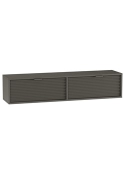Czarna ryflowana szafka pod tv N1-Z98 ze sklepu Edinos.pl w kategorii Szafki RTV - zdjęcie 184882143