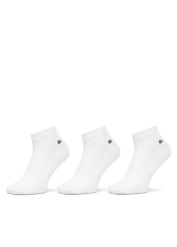 Zestaw 3 par niskich skarpet unisex Lacoste RA2917 Biały ze sklepu eobuwie.pl w kategorii Skarpetki damskie - zdjęcie 184882692