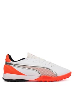 Buty do piłki nożnej Puma King Match Tt 108835 01 Biały ze sklepu eobuwie.pl w kategorii Buty sportowe męskie - zdjęcie 184882722