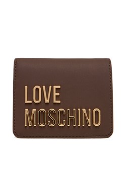 Mały Portfel Damski LOVE MOSCHINO JC5612PP1NKD0301 Brązowy ze sklepu eobuwie.pl w kategorii Portfele damskie - zdjęcie 184882730
