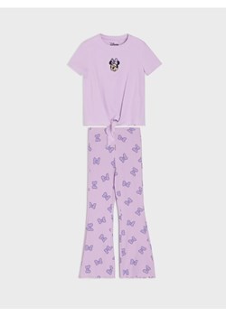 Sinsay - Komplet dzianinowy Minnie Mouse - fioletowy ze sklepu Sinsay w kategorii Komplety dziewczęce - zdjęcie 184883640