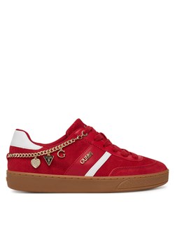 Sneakersy Guess FLTNAO SUE12 Czerwony ze sklepu eobuwie.pl w kategorii Buty sportowe damskie - zdjęcie 184883704