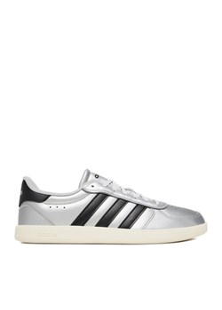 adidas Sneakersy BREAKNET SLEEK JQ8263 Srebrny ze sklepu MODIVO w kategorii Buty sportowe damskie - zdjęcie 184884384