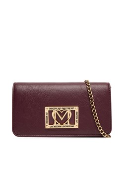 LOVE MOSCHINO Torebka JC5602PP1NLI0552 Bordowy ze sklepu MODIVO w kategorii Kopertówki - zdjęcie 184884464