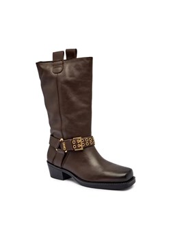Liu Jo Skórzane kozaki ROXY 02 ze sklepu Gomez Fashion Store w kategorii Kozaki damskie - zdjęcie 184885281