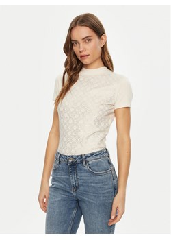 Guess T-Shirt W5RI15 J1314 Biały Regular Fit ze sklepu MODIVO w kategorii Bluzki damskie - zdjęcie 184886404