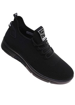 Wsuwane ażurowe czarne męskie buty sportowe /G9-1 17998 GF285 +H2/ ze sklepu Pantofelek24.pl w kategorii Buty sportowe męskie - zdjęcie 184886722