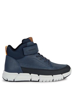 Kozaki Geox J Flexyper Boy J369BA 0CLFU C4002 S Granatowy ze sklepu eobuwie.pl w kategorii Buty zimowe dziecięce - zdjęcie 184888534