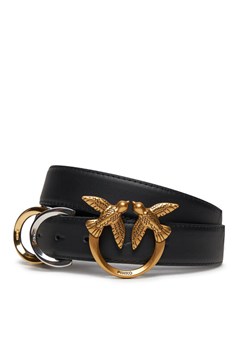 Pinko Pasek Damski Cobain Belt H3 103419 A1UB Czarny ze sklepu MODIVO w kategorii Paski damskie - zdjęcie 184890630