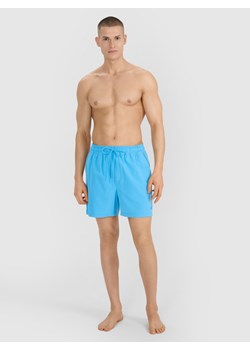 Męskie spodenki plażowe 4F 4FWSS25UBDSM134 - niebieskie ze sklepu Sportstylestory.com w kategorii Kąpielówki - zdjęcie 184891253
