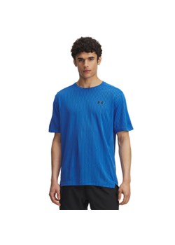 Męska koszulka treningowa Under Armour UA Tech Vent Jacquard - niebieska ze sklepu Sportstylestory.com w kategorii T-shirty męskie - zdjęcie 184891274