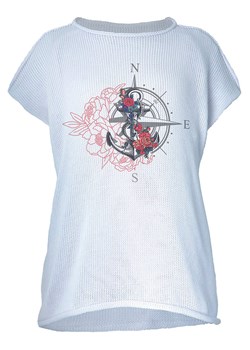 fimfi Koszulka w kolorze białym ze sklepu Limango Polska w kategorii Bluzki damskie - zdjęcie 184891800