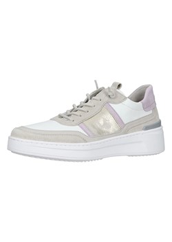 Gabor Skórzane sneakersy w kolorze biało-beżowo-fioletowym ze sklepu Limango Polska w kategorii Trampki damskie - zdjęcie 184891990