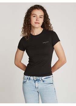TOMMY JEANS Koszulka w kolorze czarnym ze sklepu Limango Polska w kategorii Bluzki damskie - zdjęcie 184892253