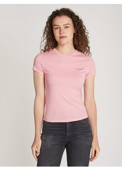 TOMMY JEANS Koszulka w kolorze jasnoróżowym ze sklepu Limango Polska w kategorii Bluzki damskie - zdjęcie 184892262