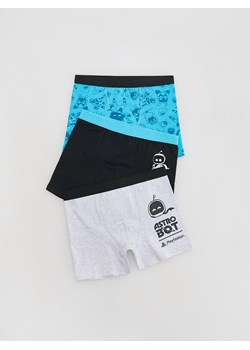 Reserved - Bokserki Astro Bot 3 pack - niebieski ze sklepu Reserved w kategorii Majtki dziecięce - zdjęcie 184893413