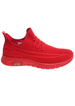 Wsuwane męskie czerwone buty sportowe /A3-1 18001 GF387/ ze sklepu Pantofelek24.pl w kategorii Buty sportowe męskie - zdjęcie 184893502