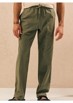 Sinsay - Spodnie straight fit - zielony ze sklepu Sinsay w kategorii Spodnie męskie - zdjęcie 184904030
