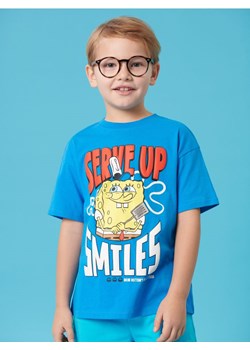 Sinsay - Koszulka SpongeBob - niebieski ze sklepu Sinsay w kategorii T-shirty chłopięce - zdjęcie 184904282