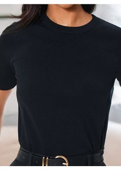 Sinsay - Sweter z krótkim rękawem - czarny - id: 306CG-99X - marki Sinsay - 184904440 Sinsay - Sweter z krótkim rękawem - czarny ze sklepu Sinsay w kategorii Swetry damskie - zdjęcie 184904440