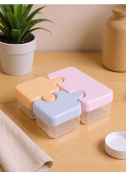 Sinsay - Lunch box z przegródkami i pojemnikami - różowy ze sklepu Sinsay w kategorii Pojemniki kuchenne - zdjęcie 184904540