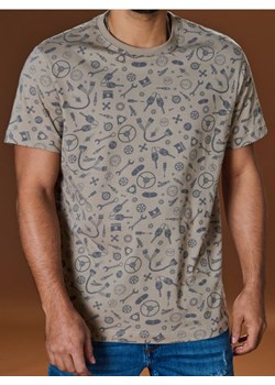 Sinsay - Koszulka z nadrukiem allover - Inny ze sklepu Sinsay w kategorii T-shirty męskie - zdjęcie 184904663